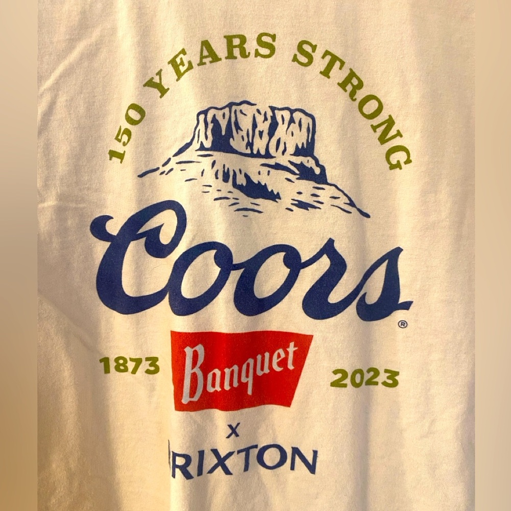 Brixton x Coors Collab T Shirt Unisex